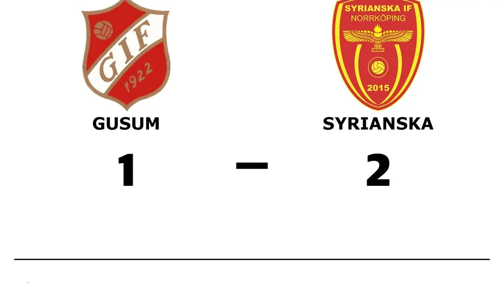 Gusums IF förlorade mot Syrianska IF