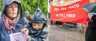 Nato-motståndare demonstrerade på Öster • "Nej till Nato – Ja till fred"