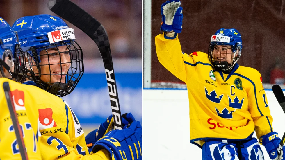 Lisa Johansson pratade med vännen Anna Kjellbin innan hon skrev på för Luleå Hockey.