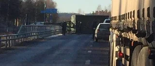 Risk för trafikkaos efter olycka