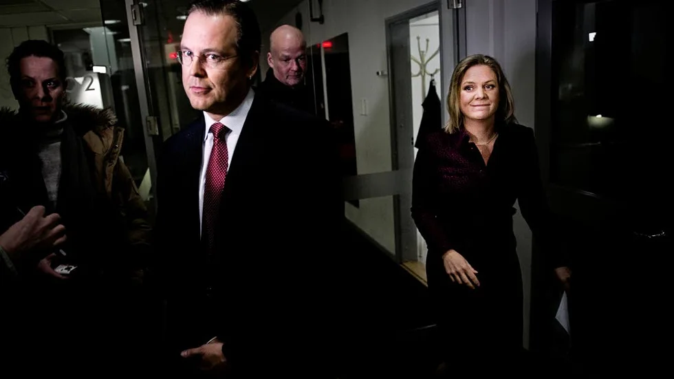 vårbudgeten. Finansminister Anders Borg (M) och S-talespersonen Magdalena Andersson möttes i SVT:s Agenda. Det blev en upprepning av väl kända ståndpunkter.