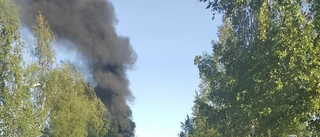 Diesel i dagvattenbrunnar efter brand