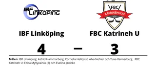 Tre poäng till IBF Linköping efter avgörande i slutperioden