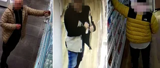 Här avslöjas stöldligans taktik på kamera – plockade produkter för hundratusentals kronor