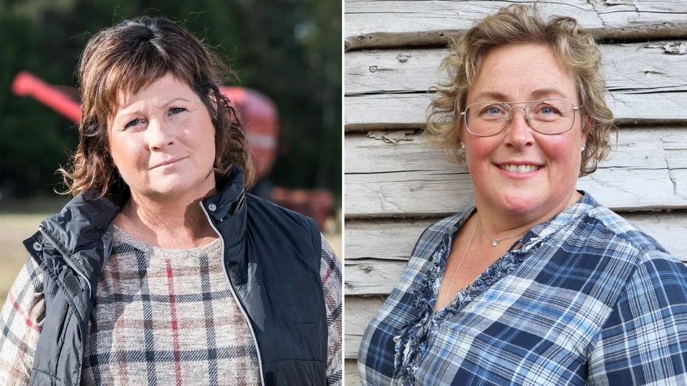 Lotta Folkesson, ordförande LRF Västerbotten och Jenny Karlsson, ordförande LRF Norrbotten.