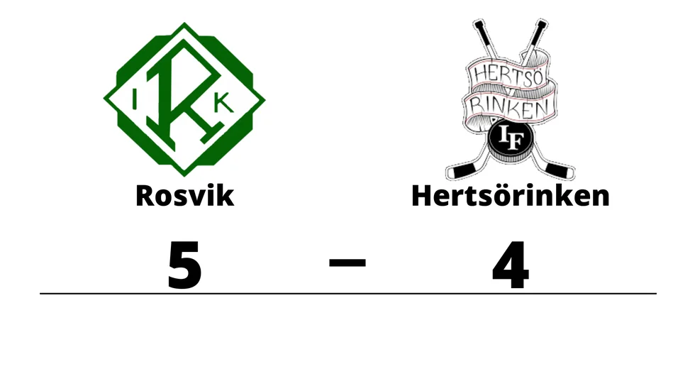 Rosvik IK vann mot Hertsörinken IF