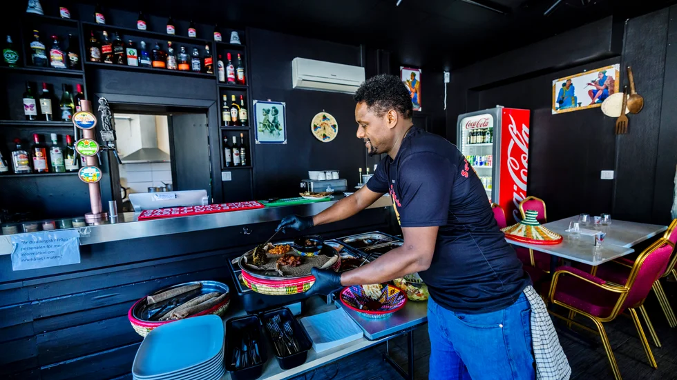 Nya smaker i Skellefteå. Abadi Ybrah öppnade sin eritreanska restaurang i november.