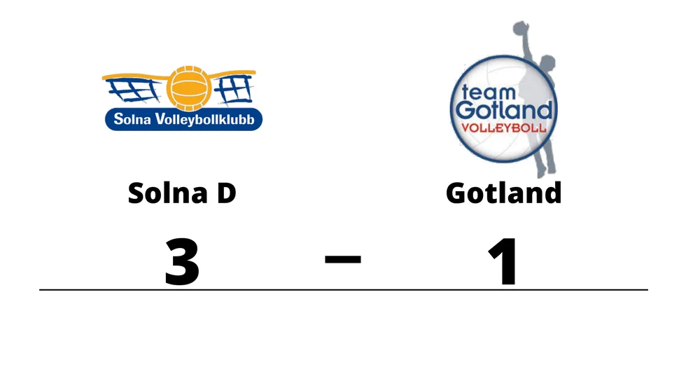 Solna D vann mot Team Gotland