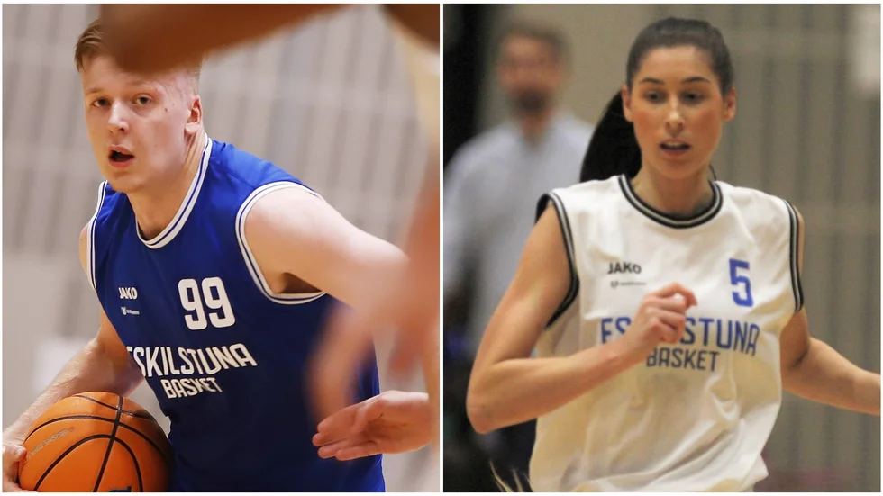 Simon Findén och Kajsa Carlsson visade vägen för sitt EB under söndagen.