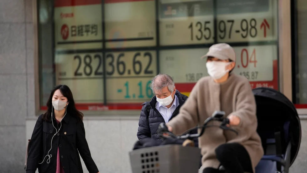 Tokyobörsen påverkas av USA:s bankkaos. Arkivbild.