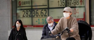 Ras i Tokyo efter bankkaos i USA