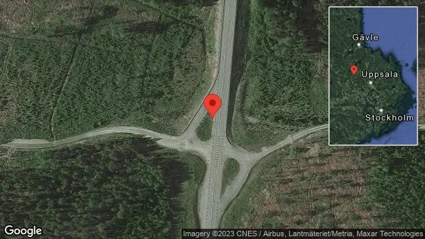 Singelolycka på väg 56