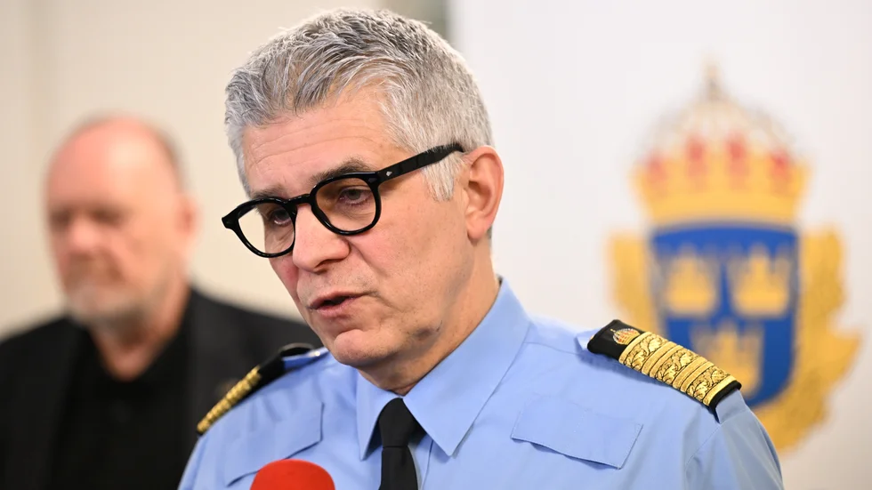 Rikspolischef Anders Thornberg. Arkivbild