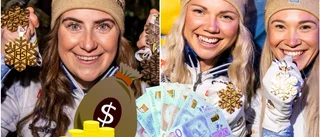 Guldregnet: Så mycket tjänade stjärnorna i skid-VM