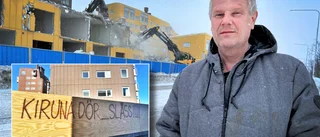 Graffitin: "Kiruna dör... slåss" har återuppstått efter 43 år