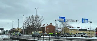 Två personbilar i olycka – begränsad framkomlighet