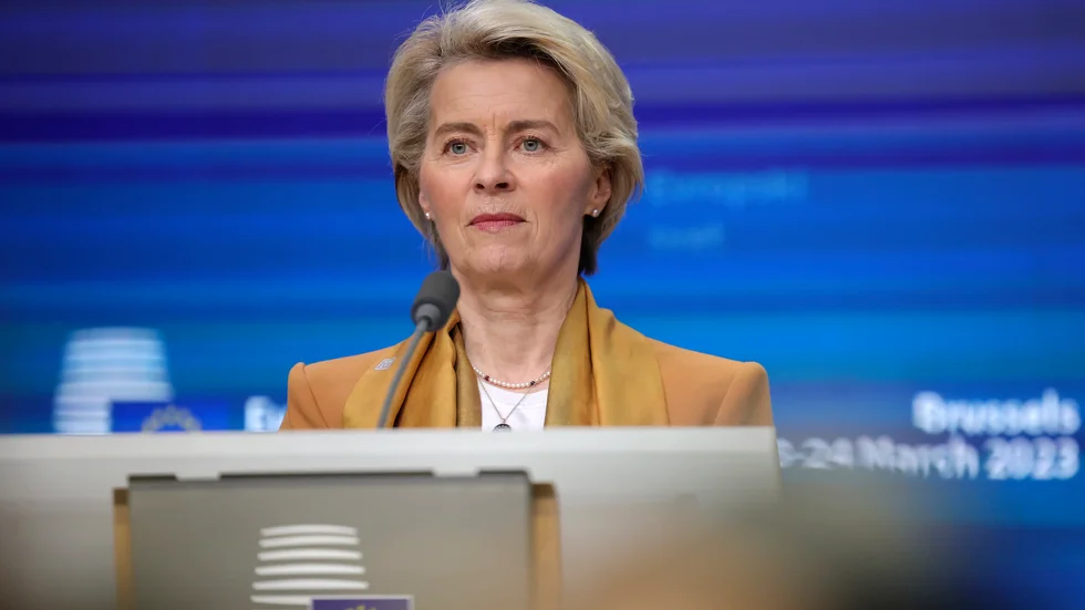 EU-kommissionens ordförande Ursula von der Leyen. Arkivbild.