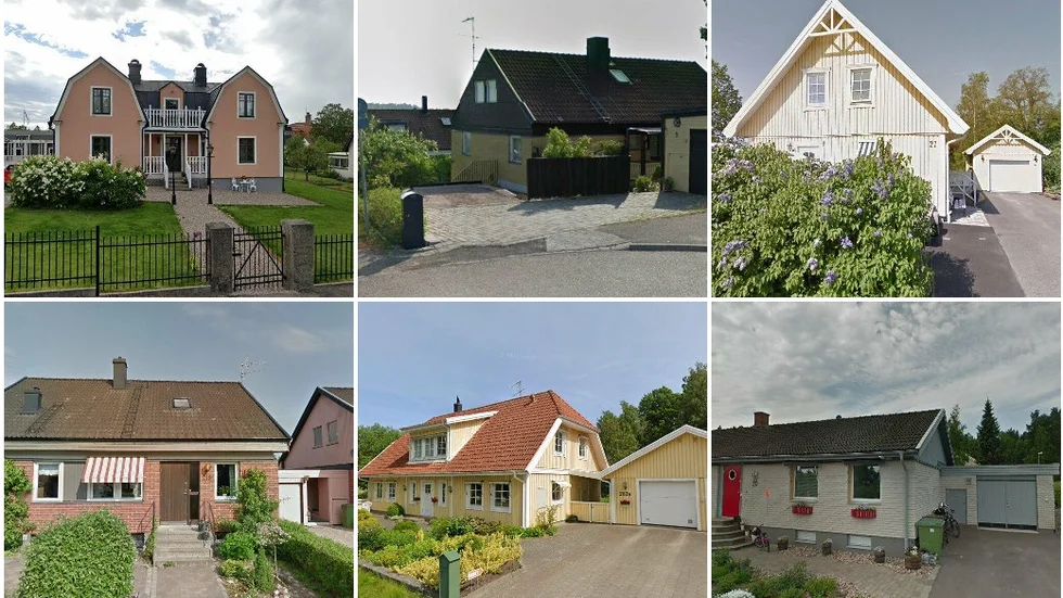 Grangatan 8, Aspeliden 5, Gurkvägen 21, Kvinnebyvägen 218, Tegskiftesgatan 283B och Vårgårdsvägen 20