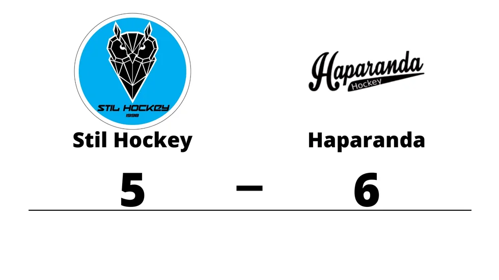 Stil Hockey förlorade mot Haparanda HF