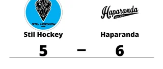 Haparanda avgjorde i förlängningen mot Stil Hockey