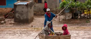 Tiotusentals hemlösa efter storm på Madagaskar