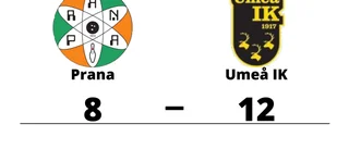 Seger för Umeå IK borta mot Prana