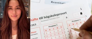 Hon skrev bäst på högskoleprovet – ändå besviken • ”Anmälde mig mest för att slå honom”