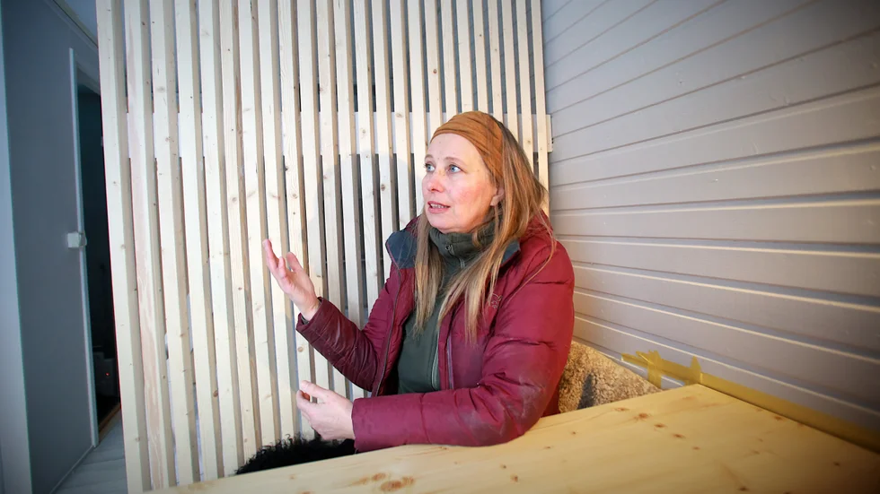 "Det är verkligen jättekul, ett tag kunde jag knappt sova för jag låg bara och funderade på hur det skulle bli", säger konstnären Birgitta Linhart från Luleå.