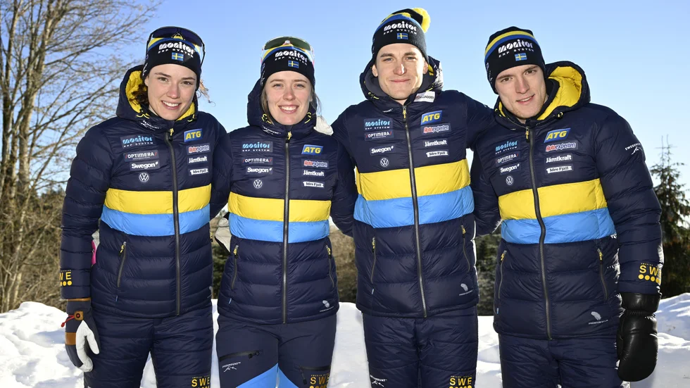 Hanna Öberg, Elvira Öberg, Martin Ponsiluoma och Sebastian Samuelsson bildar mixedstafettlag i VM.
