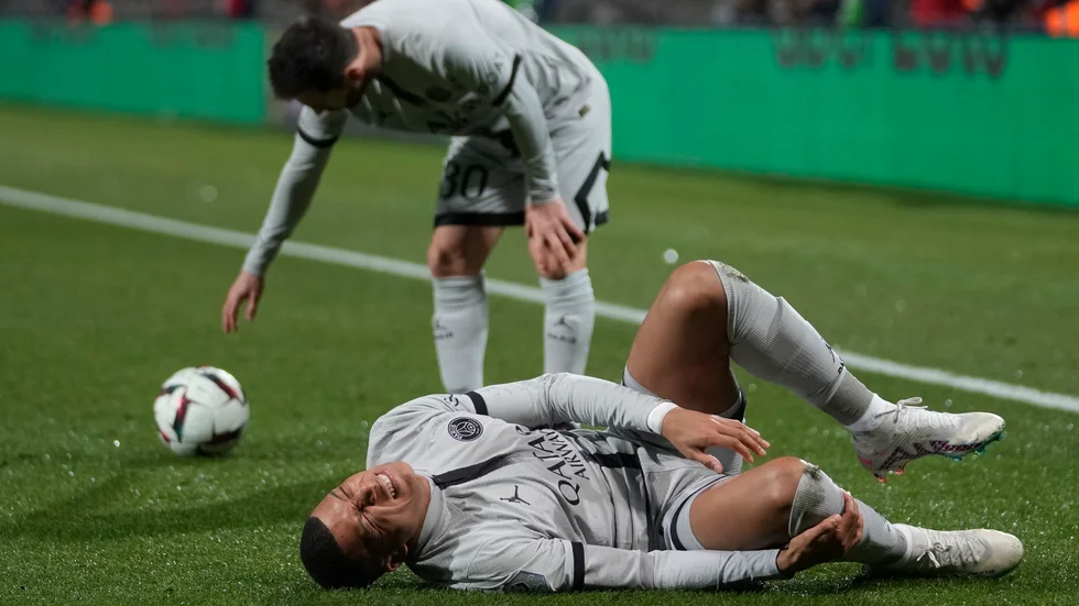 PSG, med stjärnduon Lionel Messi och Kylian Mbappe som orosmoln, är ett av lagen som går in i Champions Leagues slutspel i veckan. Arkivbild.
