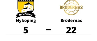 Tung förlust för Nyköping hemma mot Brödernas