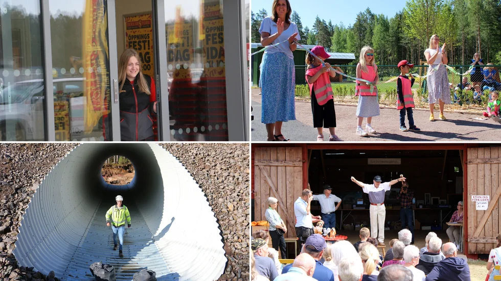 Mars: Erica Karlsson kunde låsa upp dörren och för första gången släppa in kunderna i den alldeles nya Dollarstorebutiken som byggts på handelsområdet. Juni: Hultsfreds kommuns största förskolesatsning någonsin, förskolan Växthuset, invigdes. April: Vägbygget mellan Målilla och Hultsfred hade kommit en bra bit på väg. Juli: Lasse Oskarssons auktion under Lönnebergaveckan lockade hundratals besökare.