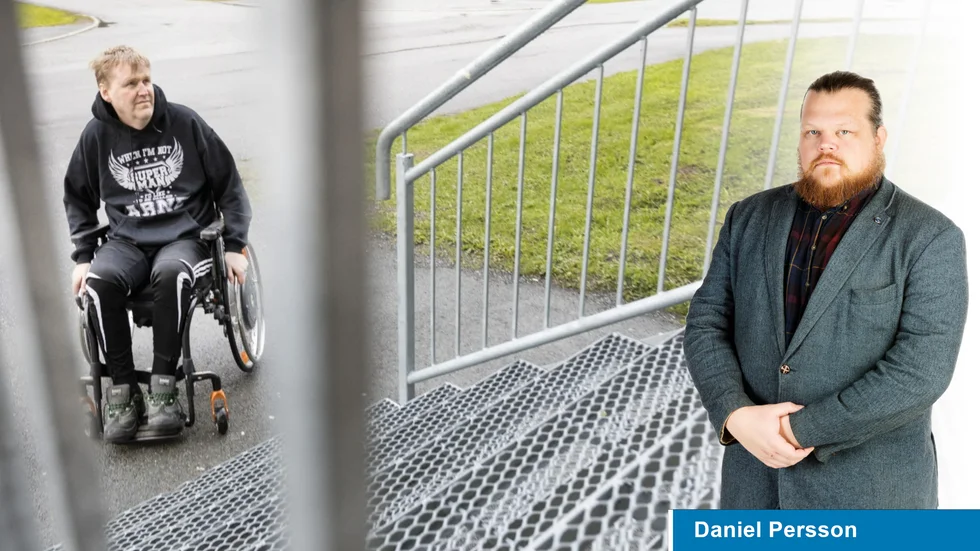 Rullstolsburna möter fortfarande stora hinder när de ska ta sig runt. Personen på bilden har dock inget med detta ärende att göra.