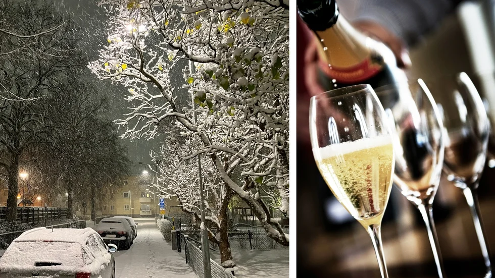 I dag ska det snöa, men hur blir vädret på nyårsafton? 