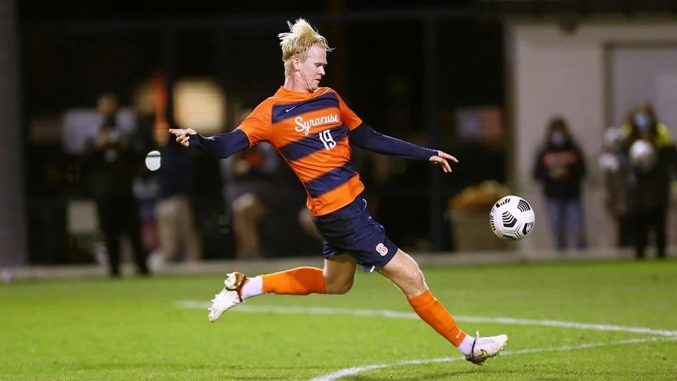 Sjöberg var uppe och spelade U21-matcher i Sirius innan han flyttade till USA. 