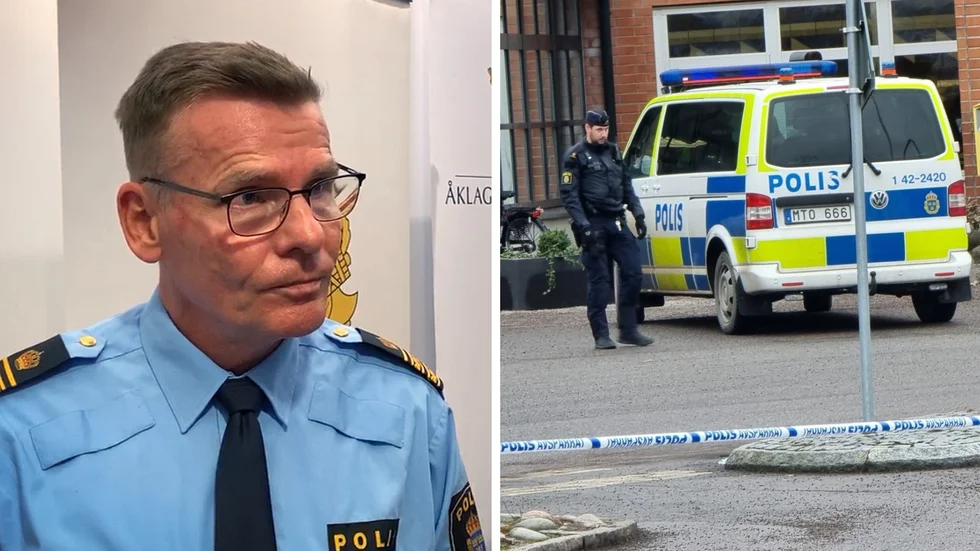 Jan Staaf meddelar att polisen tror sig ha hittat den röda flyktbilen som användes vid fritagningen vid Vrinnevisjukhuset.