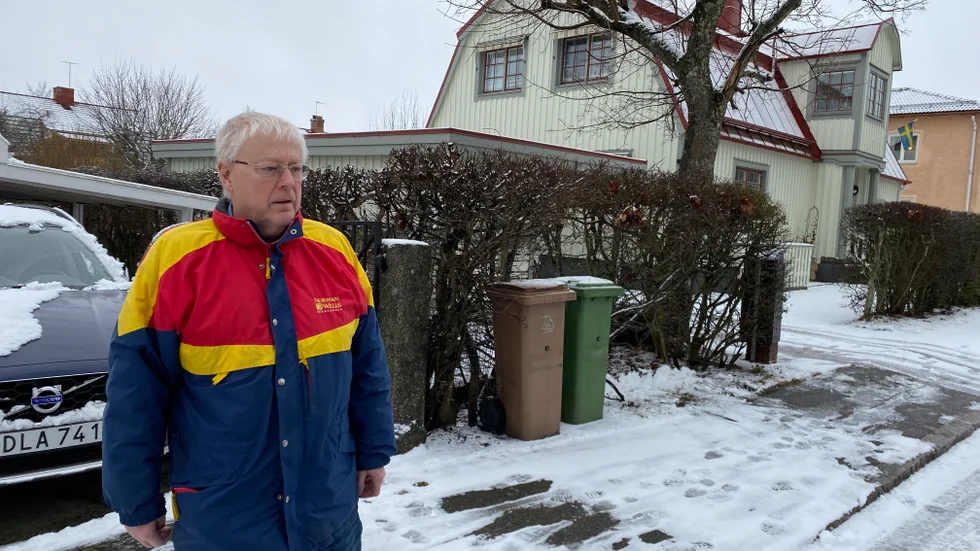 Yngve Bjurgert bor sedan 30 år tillbaka i området Nöthagen. Hela området ska förändras med trafik, bostäder och butiker. 