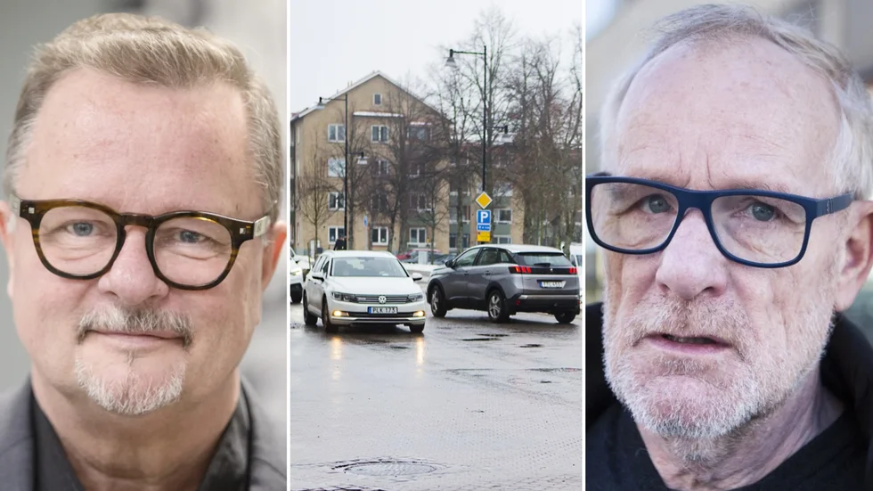 Roger Ljunggren (S) och Björn Wahlund (L) var två som tog ton om Kvarnenkorsningen under kommunfullmäktige. 