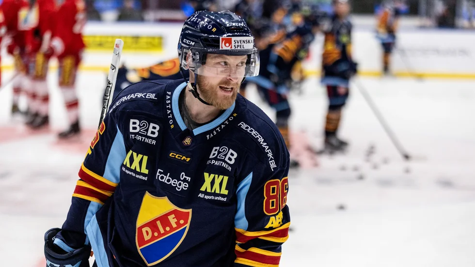 Djurgårdens Linus Klasen. Arkivbild.
