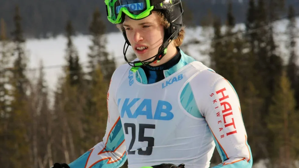 Grymt, Hannes. Hannes Grym gjorde debut på 
Europacupen.