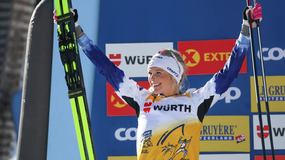 Charlotte Kalla imponeras av Frida Karlsson.