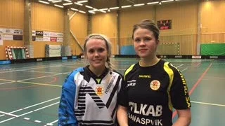 Matchvinnarna. Elin Strandelin och Emma Norberg fixade AIF:s första hemmaseger.