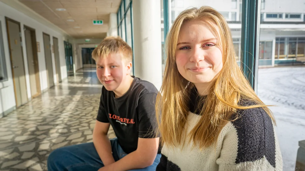 Siri Strand och Alvar Brådd är två av eleverna i klass 9K på Stålforsskolan. De ser fram emot att sätta punkt för studieperioden med en storslagen slutkonsert.