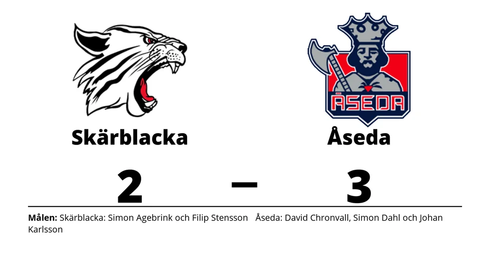 Skärblacka IF förlorade mot Åseda IF