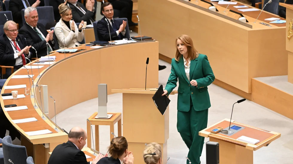 Annie Lööf tackades av för sin tid som partiledare under onsdagens riksdagsdebatt, skriver ledarskribenten.