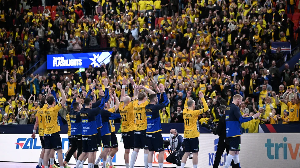 De svenska handbollsherrarna fortsätter att spela i Scandinavium i Göteborg. På onsdag väntar Ungern när mellanrundan i VM drar i|gång. Arkivbild.