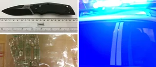 Hotet: Skulle "cutta upp" sitt ex – polisen hittade knark och vapen i mannens hem · Slipper fängelse då brotten är för "gamla"