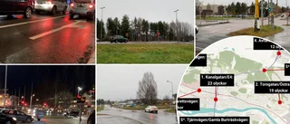 Här är Skellefteås farligaste korsningar • Över 20 kollisioner – på samma ställe