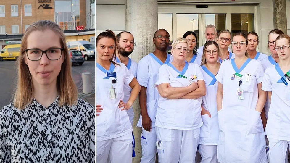 Lena Vennberg, vice ordförande för Vårdförbundet Norrbotten, beskriver en ohållbar arbetssituation för medlemmarna på akutmottagningen i Sunderbyn. "En otrolig samvetsstress. Att jobba under de förhållandena innebär att man inte kan släppa arbetet när man kommer hem, utan det snurrar runt i skallen och man fortsätter att älta det", säger hon.  