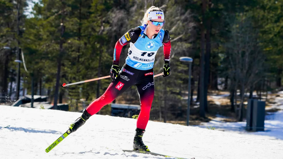 Tiril Eckhoff kommer inte till start till världscuppremiären i Kontiolax. Arkivbild.